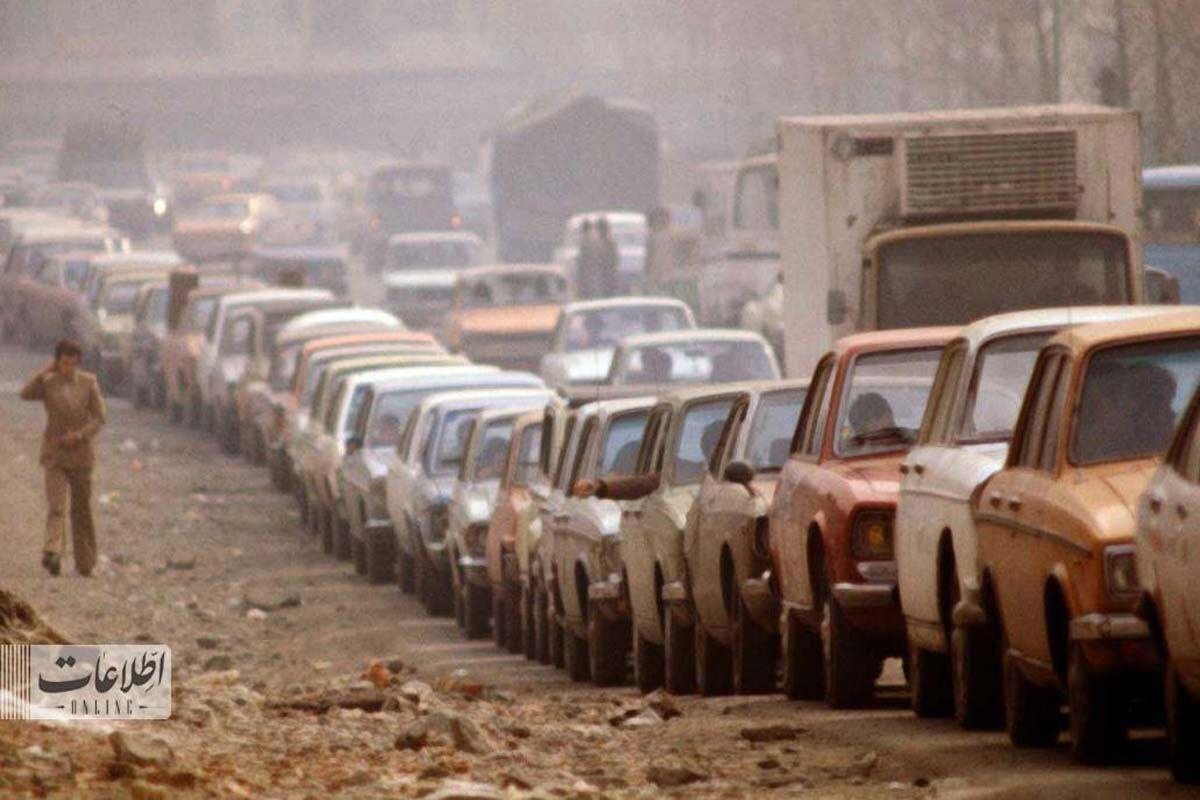 صف عجیب بنزین در خیابان عباس آباد