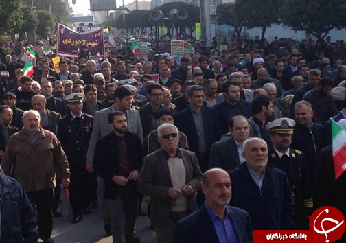 آغاز حماسه همدلی و اقتدار ملی مردم طبرستان در راهپیمایی ۲۲ بهمن ۹۶ +تصاویر