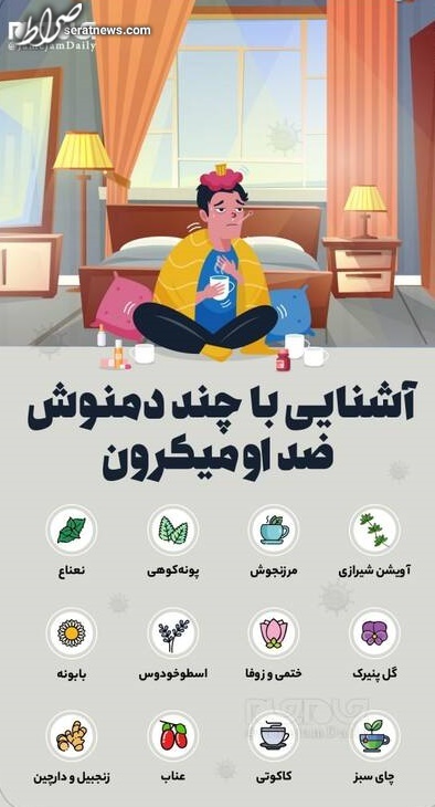 عکس / چند دمنوش ضد اومیکرون