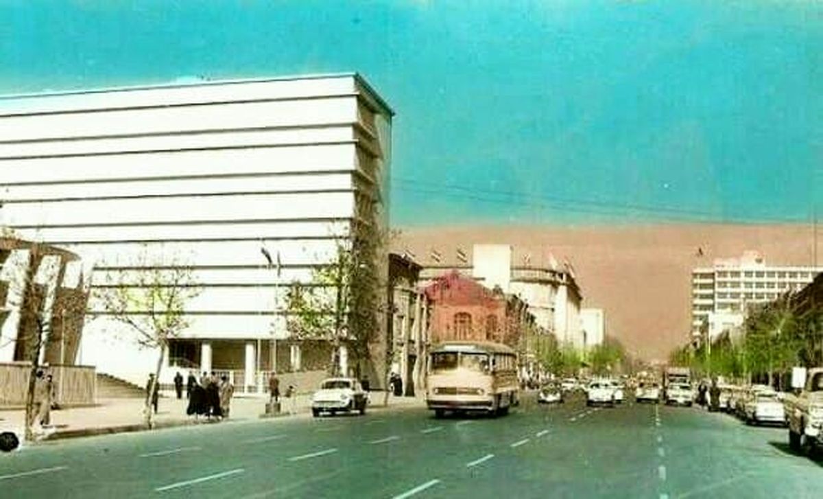 خیابان فردوسی تهران دهه ۴۰ +عکس