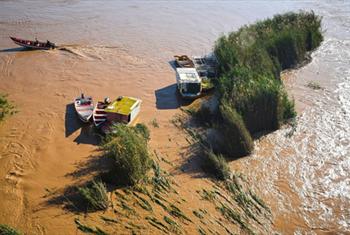 بالاآمدن آب رودخانه در کارون 