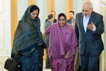دیدار وزرای خارجه هند و ایران