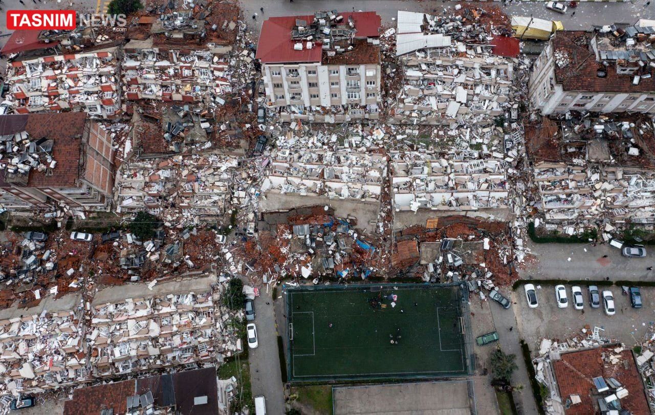 تصاویر هوایی از خسارت باورنکردنی زلزله ترکیه