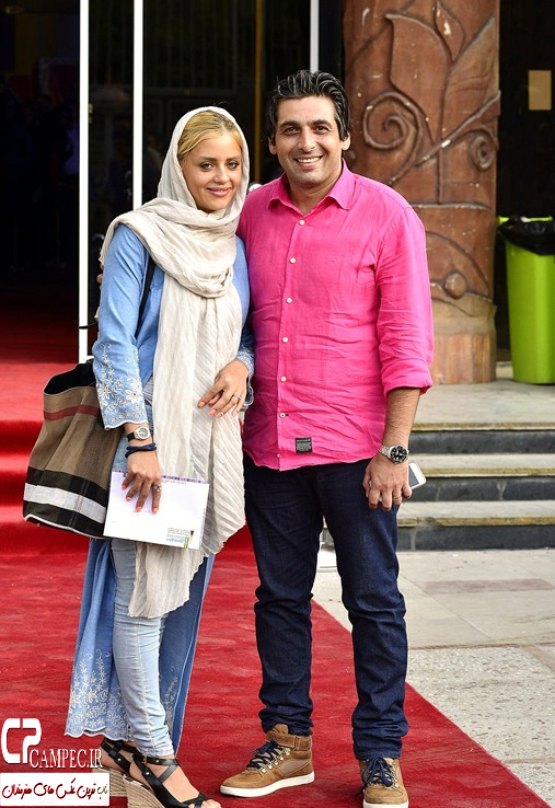 حمید گودرزی و همسرش در جشن حافظ سال94