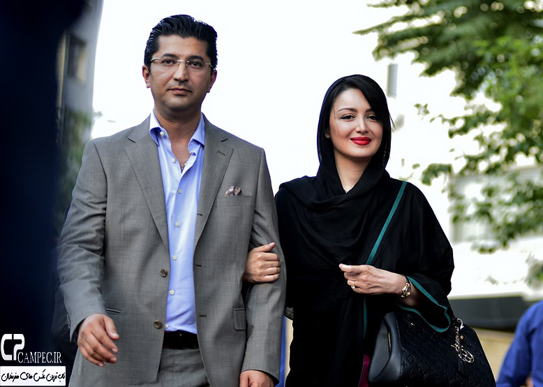 شیلا خداداد و همسرش در پانزدهمین جشن حافظ